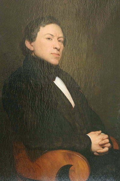 Benoit Fould 1843  by Ary Scheffer (1795-1858)  Musee Roybet Fould